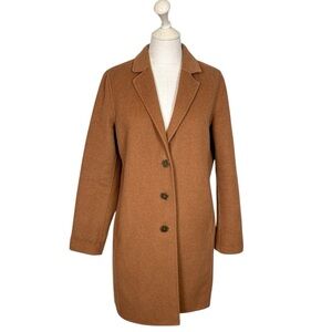 Banana Republic Double Face Mid Length Top Coat Wool Blend